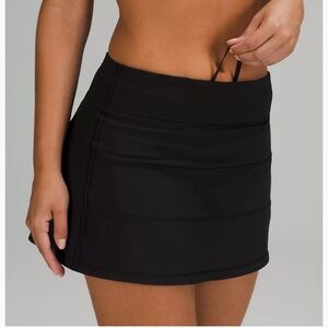 Black Lululemon Pace Rival Skirt